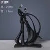 Figuras de Escultura Abstracta Musical y de Danza Minimalistas Nórdicas, Artículos Decorativos para Casas de Huéspedes, Hoteles, Bodas, Apartamentos y Villas