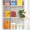 Caja de almacenamiento para puerta lateral de refrigerador, caja de conservación de frutas y verduras de grado alimenticio, artefacto de acabado de cocina, caja de subalmacenamiento de alimentos