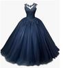 Novo Vestido de Festa 2026 Azul Elegante Vestido de Performance Estudantil para Meninas Estilo Longo Vestido de Performance Solo Bel Canto com Tule Colorido