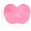 Nueva pequeña almohadilla de silicona para fregar con ventosa limpiador almohadilla de limpieza herramienta de belleza maquillaje almohadilla para pinceles de maquillaje multicolor opcional