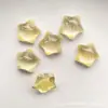 Patch de Resina Gradiente Glitter Transparente Estrela de Cinco Pontas Fofo Acessórios para Pulseira DIY Headwear com Contas Material