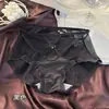 Bragas Sexys de Encaje Hueco Pure Desire para Mujer, Cintura Media-Baja, Satén Perlado, Malla Transparente, Amigables con la Piel, Suaves, Sin Pellizcar el Trasero