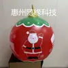 Pelota Inflable de PVC de Fábrica para Navidad Decoración Navideña Fiesta Diseño de Patio Control Remoto LED Pelota de Navidad