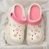 Zapatos con Agujeros de EVA para Mujer Verano Uso al Aire Libre Aumentadores de Altura Suela Gruesa Talla Pequeña Sensación de Pisada de Caca Aumentadores de Altura Sandalias y Chanclas de EVA Comercio Exterior Transfronterizo