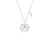 BaObAo design original s925 prata sonho esmalte estrelado desejo meteoro colar feminino nicho alto sentido presente