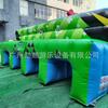 Suministro de Fábrica Tobogán Inflable Obstáculo Cama Elástica Combinación Animal Verde Castillo Temático Selva Tropical Bosque