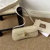 Bolsa de Ombro Minimalista Tendência 2026 com Fecho, Grande Capacidade, Estilo Novo, Bolsa Feminina Texturizada, Bolsa de Ombro Transversal para Axila Vintage para Mulheres