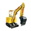 Mini excavadora, excavadora pequeña para uso doméstico, excavadora eléctrica para minas de carbón, excavadora de microingeniería de 1 tonelada 08 con función de trituración