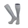 Calcetines de Fútbol Transpirables Profesionales de Color Sólido Hasta la Rodilla