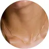 Colar de Corrente Fina Caixa Simples Transfronteiriço para Mulheres, Design Único de Nicho, Corrente de Clavícula da Moda para Mulheres Atacado