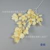 Flor de champán flor artificial diseño de escena de boda europea rosa peonía lirio 9 cabezas phalaenopsis hortensia