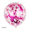 Amazon Globos Transparentes de Confeti y Brillantina de 12 Pulgadas Redondos Transparentes con Confeti de Colores Decoración de Cumpleaños