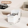 Caja de Almacenamiento para Gabinete de Cocina con Poleas Estante de Almacenamiento de Tapas para Utensilios de Cocina Cesta de Almacenamiento para Artículos Diversos Caja de Almacenamiento para Gabinete