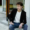 Conjunto de Traje Casual para Hombre, Traje de Novio para Boda, Ropa Formal de Negocios de Alta Gama, Corte Entallado y Elegante para Hombre