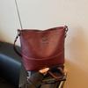 Bolso de Cubo Simple para Mujer 2025 Nueva Moda Bolso de Hombro Comercio Exterior Transfronterizo Bolso de Mujer Bolso Cruzado de Moda
