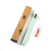 Hotel Supplies Kraft Papel Higiene Pessoal Conjunto Hotel Chinelos Descartáveis B&amp;B Escova de Dentes de Cerdas Macias Pente de Palha Escova de Dentes