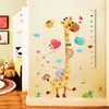 Medidor de Altura de Jirafa Personalizado para Bebés y Niños, Pegatina de Pared de Medición de Dibujos Animados para Decoración de Salón de Kinder y Decoración de Armario