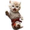 Colgante plano acrílico transfronterizo con diseño de gato Kung Fu creativo para Navidad, para el hogar y el árbol de Navidad.