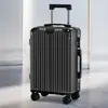 Mala de Rodinhas para Estudantes, Mala com Cadeado de Senha, Mala de Viagem de Grande Capacidade, Mala de Mão Estilo Coreano para Homens, Mala Leve com Rodinhas Universais
