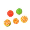 Naranja caqui carambola tridimensional simulación de fruta comida en miniatura adornos para jugar juguetes para niños regalos accesorios de resina