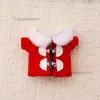 Ropa para muñeca de 10 cm, camiseta de manga corta, chaleco para muñeca, colección de atuendos para muñeca Labubu de 17 cm