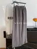 Pantalones Casuales de Estilo Japonés Yamamoto para Mujer, Pierna Recta, Elásticos, de Lino Lyocell Tencel, Nueve Puntos, Colección Primavera/Verano 2026