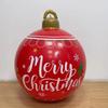 Suministro Directo de Fábrica Bola Inflable de PVC Navideña Luces de Decoración Navideña para Exterior Arreglo Luminoso Lugar para Árbol de Navidad