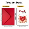 Compra Directa Transfronteriza desde Amazon: Páginas Interiores en Blanco para Mensajes Manuscritos, Recuperación y Gratitud Set de Tarjetas de Felicitación con Sobre Grande