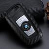 Adequado para BMW novo 5 Série 3 Série 1 Série 320li528X3 X4 novo carro de fibra de carbono silicone caso chave