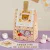 Bolsa de empaque para galletas Caramelo crujiente de copo de nieve Turrón Snacks Toffee Bolsa para hornear Caja de empaque Papel kraft Bolsa con base