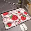 Alfombrilla de Suelo 3D Absorbente de Humedad WinD Expansión Flor Pequeña Hogar Baño Entrada Baño Alfombrilla Resistente a Arañazos Suave Diatomeas Lodo Alfombrilla de Suelo