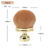 Pincel de blush em pó para pescoço e corpo multifuncional, venda quente no comércio exterior, super macio, tamanho grande, selo, pincel de maquiagem, fábrica de origem