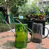 Regadera duradera de pico largo para uso doméstico, regadera de jardín para regar flores y plantas en maceta, herramienta de riego de gran capacidad