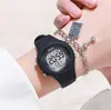 Reloj Deportivo Multifuncional para Niñas y Adolescentes, Sencillo y Elegante, de Moda y Tendencia, con Función de Cronometraje Luminosa para Parejas, Hombres y Mujeres