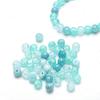 Tiktok Tendencia Cuentas de Copo de Nieve Color Vidrio Tarjeta Explosiva 8 Cuentas Cuentas Sueltas Cuentas Ensartadas Accesorios DIY Hechos a Mano Cuentas de Vidrio