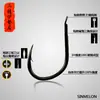Gancho de Pesca Triangular Importado Original de Japón Venta al por Mayor Cuchillo Triangular Isei Doble Ranura para Sangre Ranura para Hilo Gancho de Pesca Gancho Negro con Púa