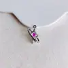 Accesorios de Aleación DIY al por Mayor Colgantes Coloridos Incrustados con Pedrería Pulseras Collares Incrustados con Circonita Pequeños Dijes Accesorios de Joyería