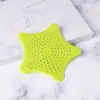 Tampa de Ralo Estrela de Cinco Pontas, Tampa de Ralo de Silicone Estrela do Mar para Pia de Cozinha para Prevenir Entupimentos, Fabricante de Filtro de Ralo de Banheiro