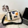Bolso de hombro de lona 2023 para hombre, estilo coreano, para teléfono móvil, para mujer, bandolera horizontal sencilla, informal, de moda para parejas