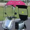 Toldo para coche eléctrico, toldo, batería nueva, protección solar para motocicleta, protección contra la lluvia, parabrisas, parasol, paraguas de seguridad extraíble.