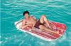 Sofá inflable de agua con doble fila flotante y forma de cisne sandía para tomar el sol, colchón inflable reclinable, colchoneta de playa, anillo de natación