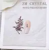 K9 nuevo super flash imitación Huaping fondo 2x 6 largo gota de agua broca de uñas color gota de agua con forma de broca calcomanía para uñas joyería de diamantes