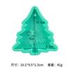 Molde de silicona para hornear pasteles de alce y pino con estampado navideño, molde para hornear copos de nieve, molde de silicona para hornear galletas con azúcar doblado