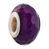 Resina de corte de cor em pó grande buraco contas imitação de vidro grande buraco contas Europa e Estados Unidos popular diy pulseira solta contas acessórios atacado