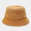 Chapéu de Pescador Retro Desgastado Bordado Feito Sob Medida, Chapéu de Sol Casual de Sarja para Exterior de Secagem Rápida Algodão Puro Feito Sob Medida