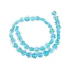 Areia Dourada Vidro Luminoso Flor de Cerejeira Trevo de Quatro Folhas Material para Colar DIY Pulseira de Moda Tecida à Mão Acessórios de Joias