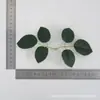 Novo Criativo Tela de Seda Simulada Flor de Peônia Folha Coração Vermelho de Dois Pontos Folha de Peônia Folha de Flor Simulada Acessórios de Planta Falsa