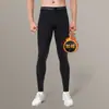 Leggings de Inverno Masculino Veludo Esportivo Justo Outono e Inverno Quente Yoga Fitness Tubarão Alta Elasticidade Treinamento Corrida Basquete