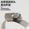 201 acero inoxidable alemán abrazadera de garganta para tubería accesorios de abrazadera de aro para tubería fabricantes de conos venden herramientas al por mayor en stock