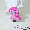 Dibujos Animados Lindo Super Q Pony Polly Horquilla Acrílica Lateral Pico de Pato Accesorio para el Cabello de Niña Tamaño Pequeño Horquilla para Cabello Suelto